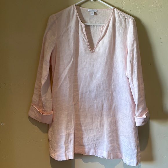 Saks Fifth Avenue baby pink Tunic - Picture 1 of 5